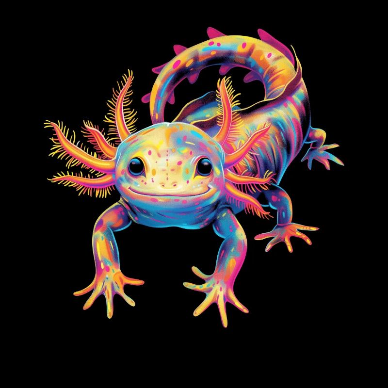 Axolotl Amphibian Pop Art