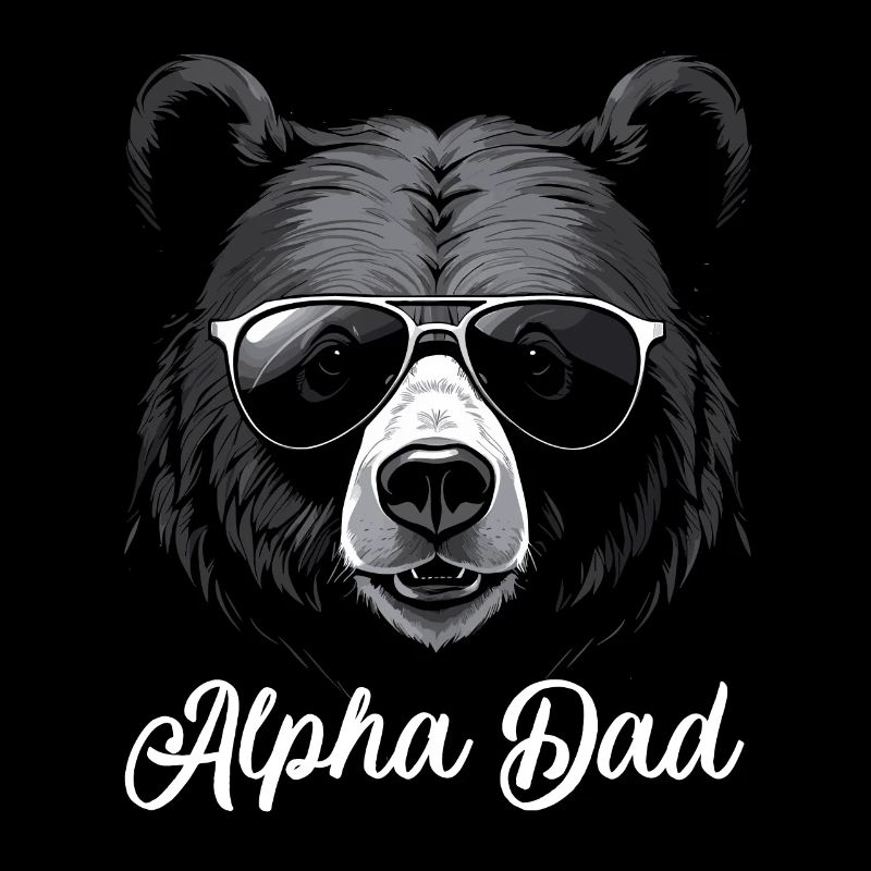Alpha Dad Lustiger Vater Perfekter Style