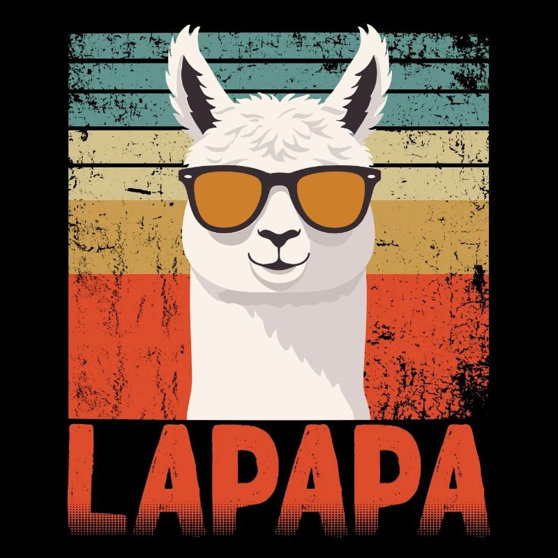Lapapa Lustiger Lama Vater Perfekter Style