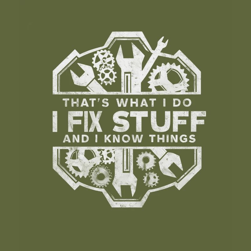 Car mechanic mechatronics technician screwdriver sayings