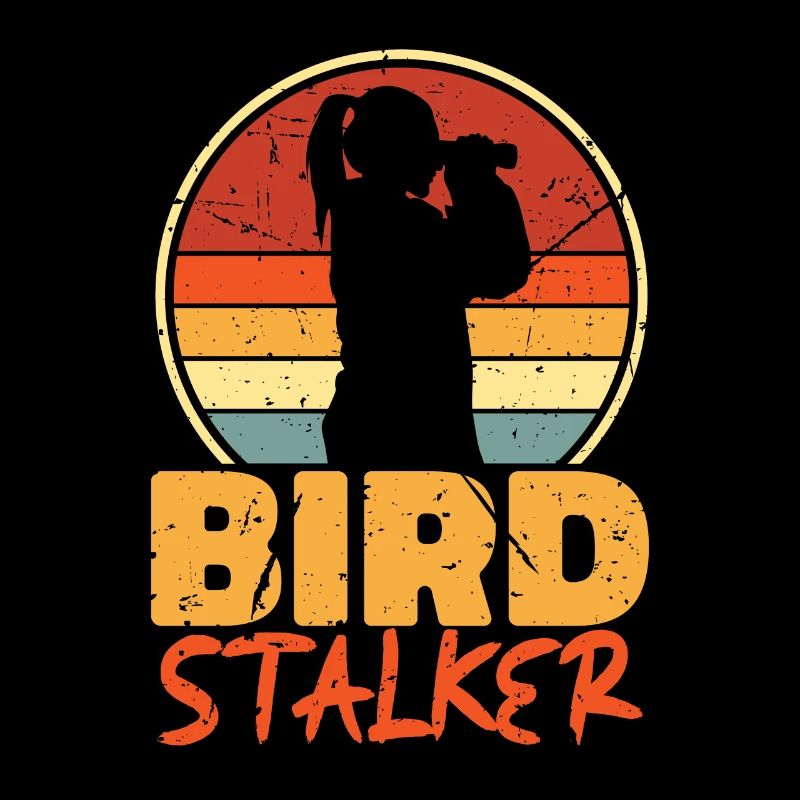 Observation des oiseaux Stalker Rétro Zoologiste Birding