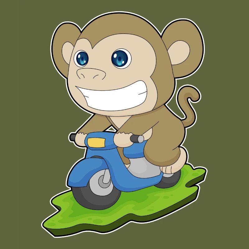 Affe Motorroller