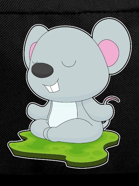 Mouse Yoga Fitness Meditation