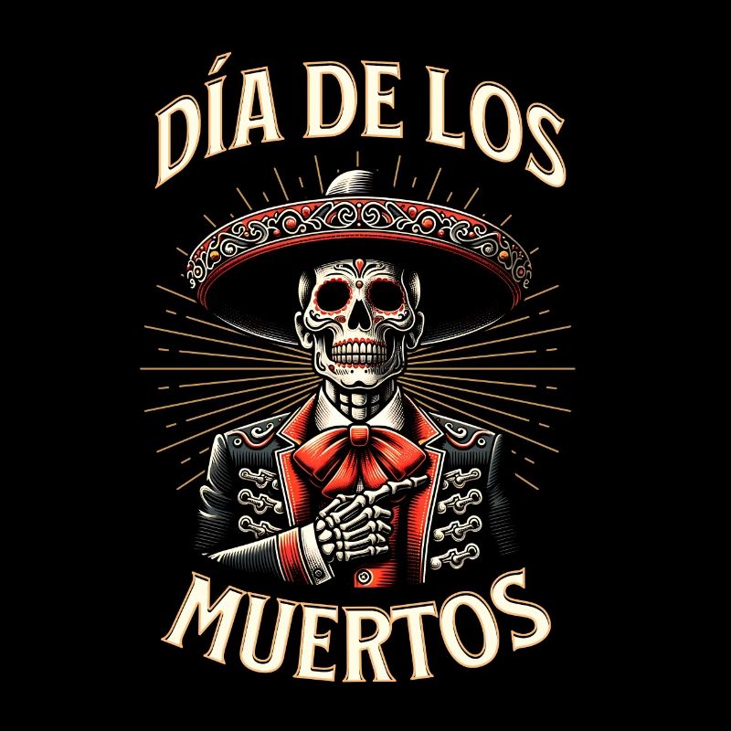 Dia de los Muertos Colorful
