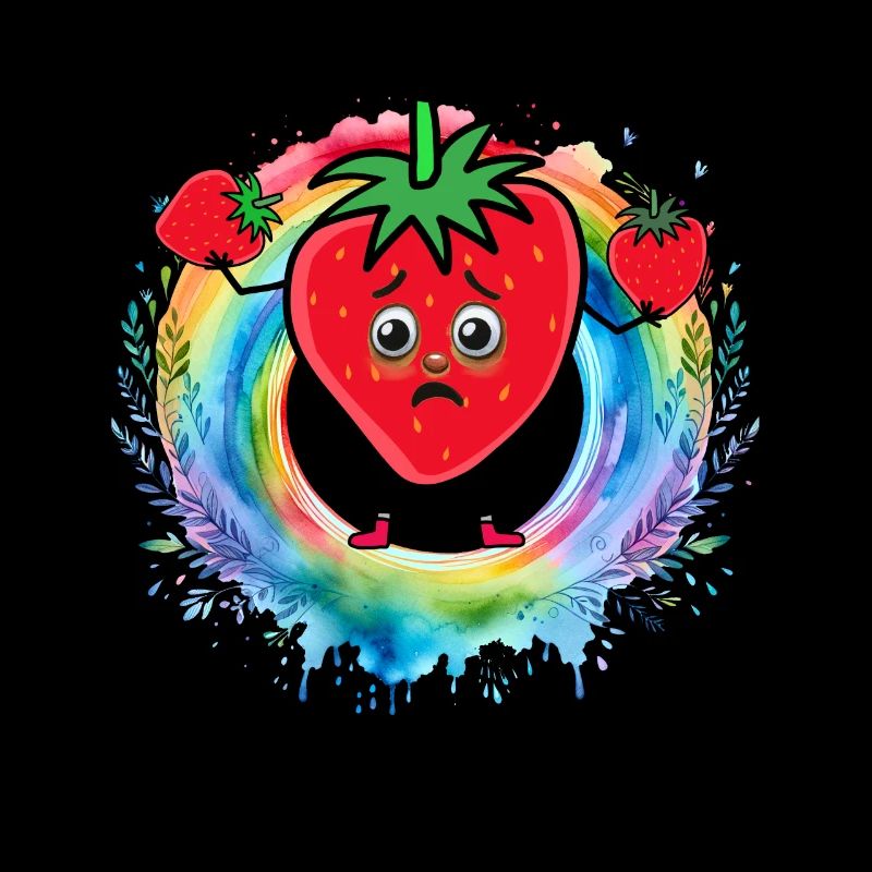 Rainbow Strawberries Strawberry Fruit Fruits