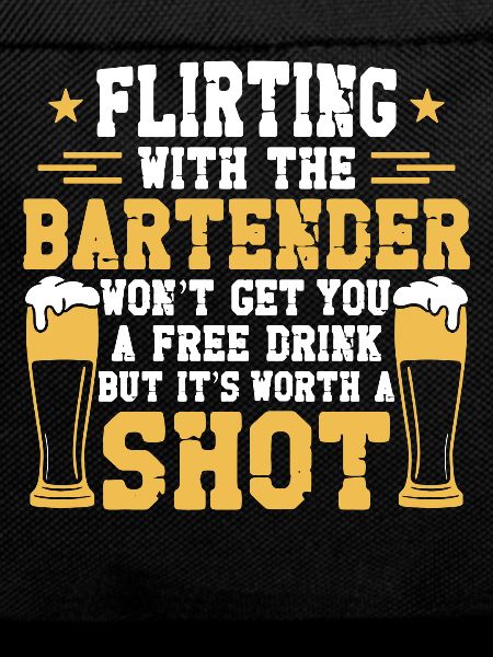 Bartender Mixologist Flirting With