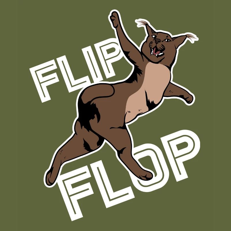 Großer Floppa Karakal Katze Meme