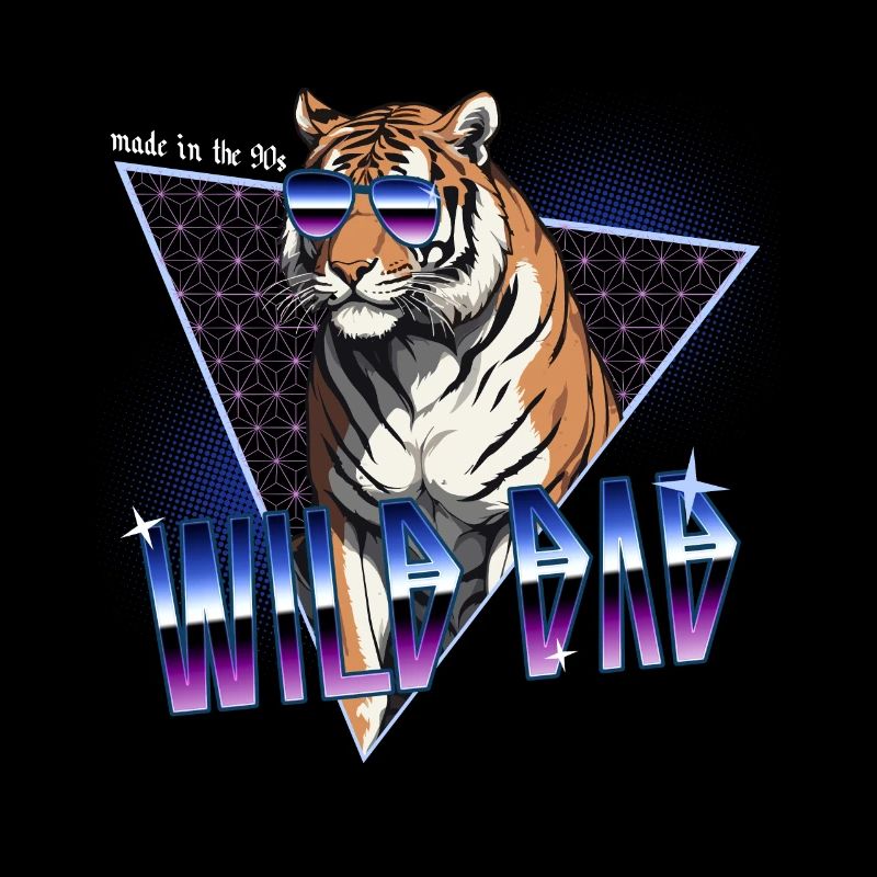Wild Dad from the 80s Perfect Style