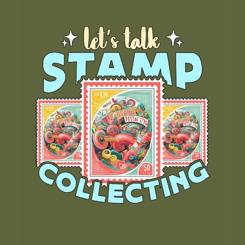 Stamp Collector Let's Talk Stamp Lover Philately