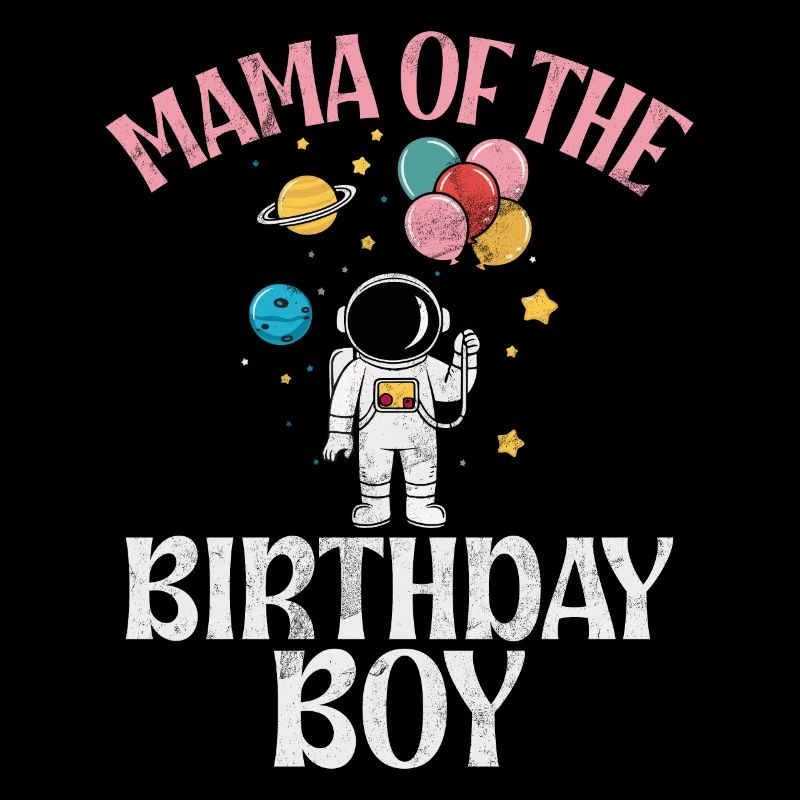 Mère de la fille d’anniversaire Astronautes de l’espace