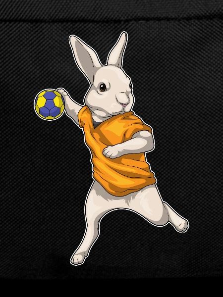Rabbit Handball Player Handball