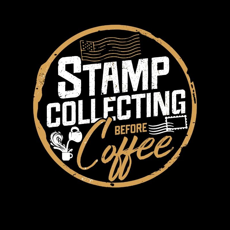 Stamp Collecting Before Postcard Coffee Lover