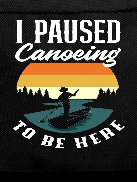 Canoe Paused Retro Canoe Lover