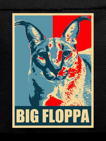 Big Floppa Karakal Cat Meme