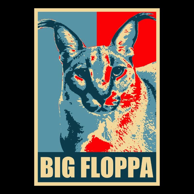 Großer Floppa Karakal Katze Meme