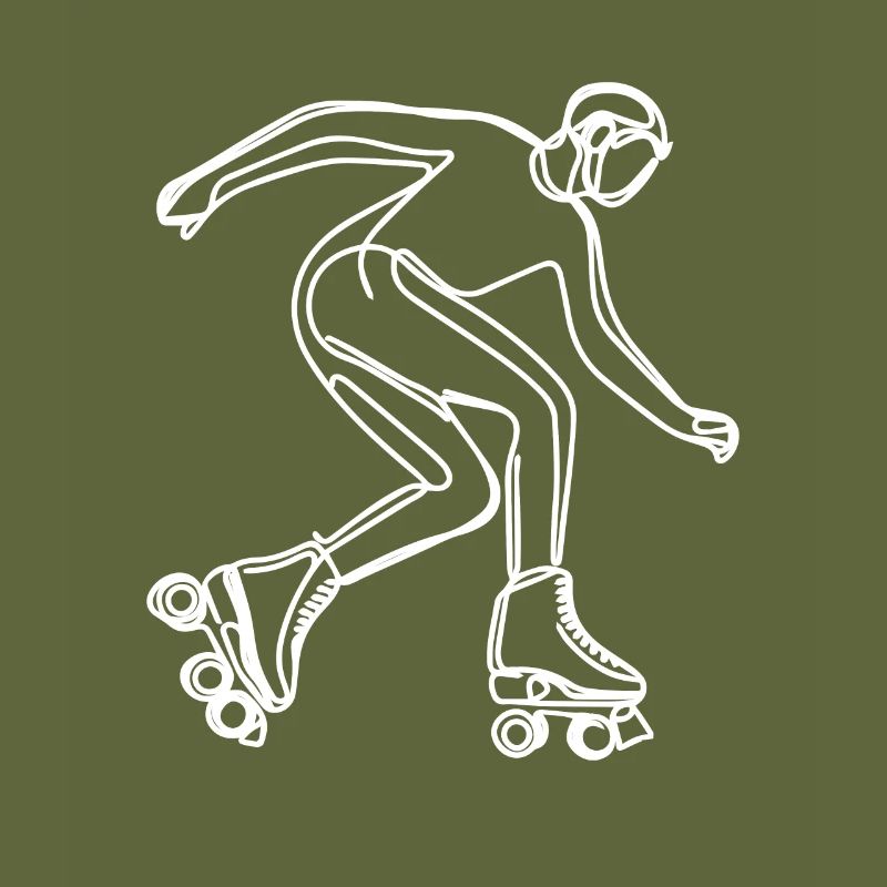 Roller Skater Drawing