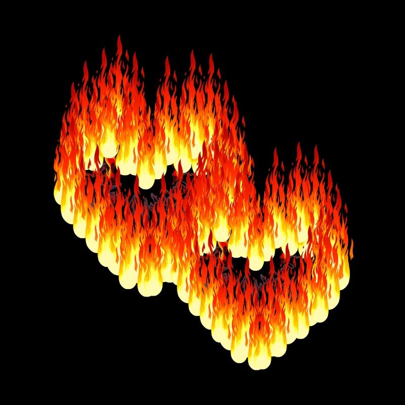 Flammen Herz Herzen Romantik Valentin Liebe