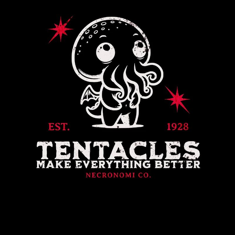 Tantacle mignon Cthulhu Culte Lovecraft Necronomicon