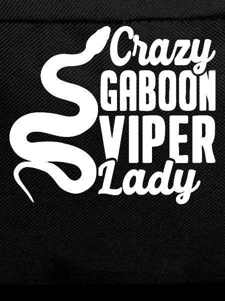 Crazy Gabon Viper Lazy Snake