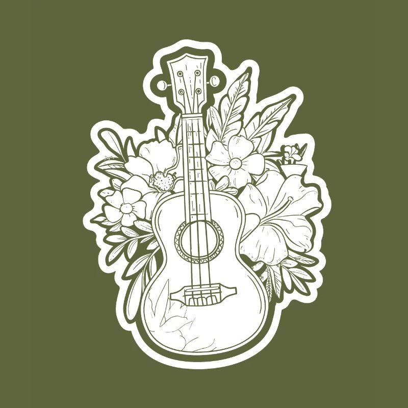 Ukulele Comic Look