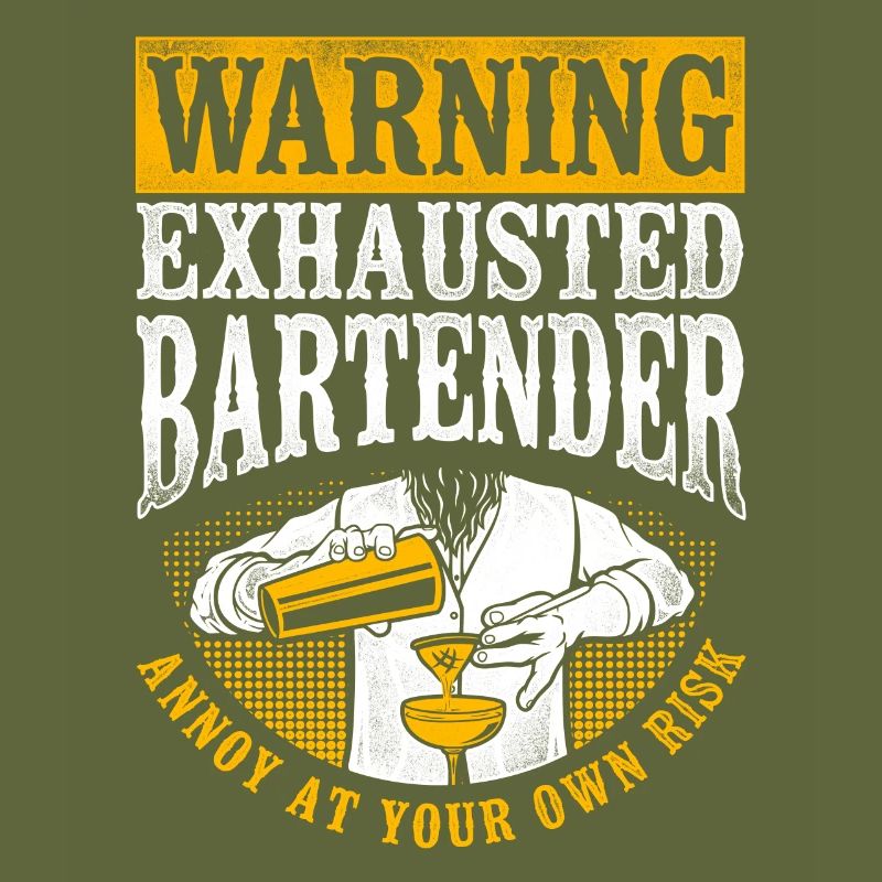 Bartender Mixologist Warning