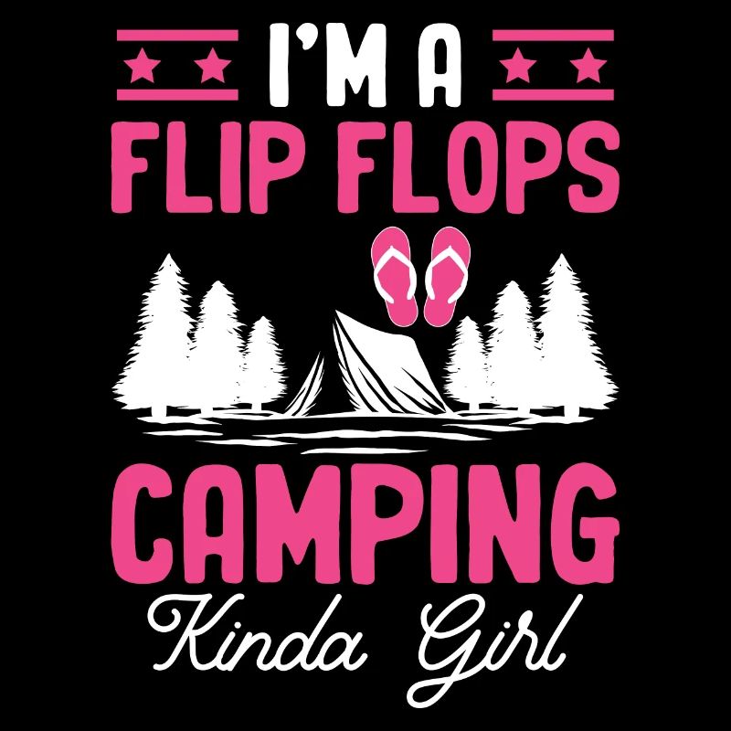 Flip Flops Camping Mädchen Camper Mädchen Wohnmobi