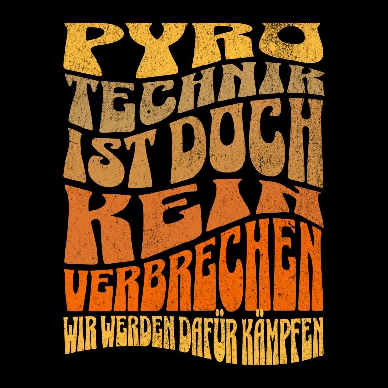 Pyrotechnik ist doch kein Verbrechen - Meme Spruch