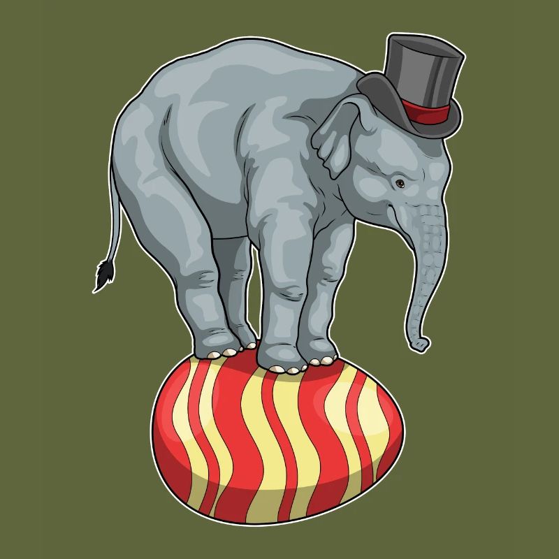 Elephant Easter Easter Egg Circus