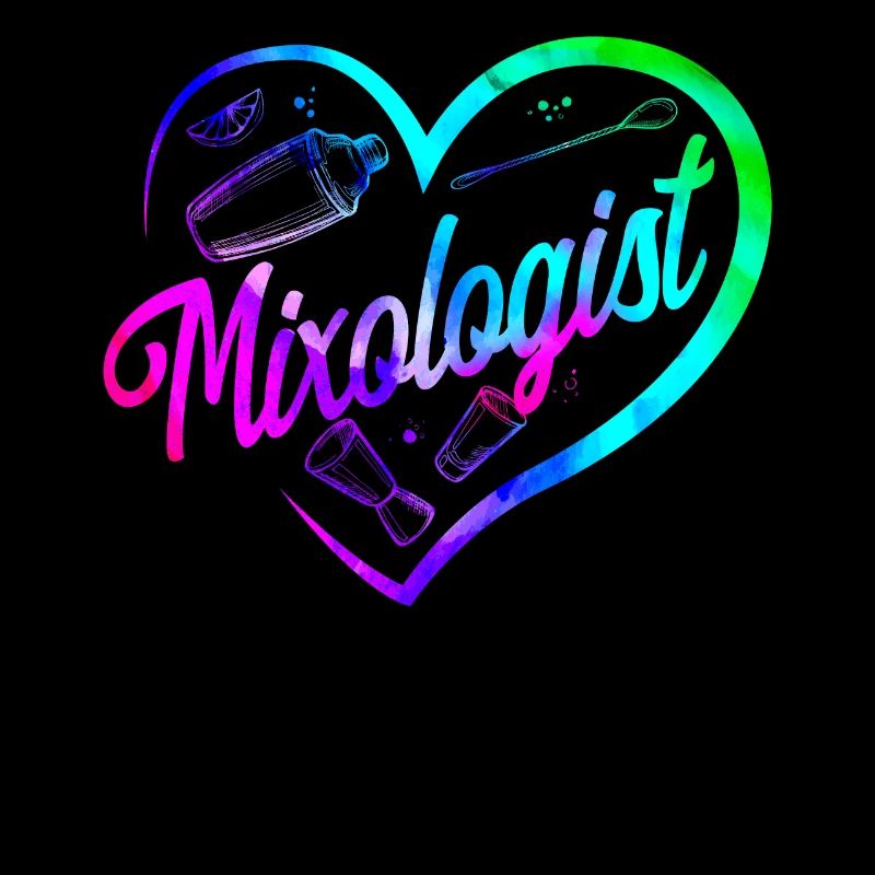 Bartender Mixologist Heart
