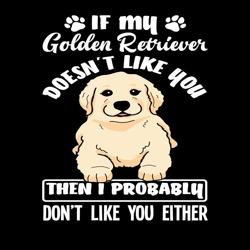 Golden Retriever Besitzer Spruch Geschenkidee