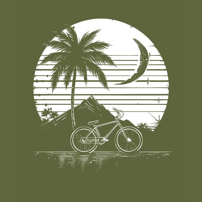 Mountain Biking Drawing