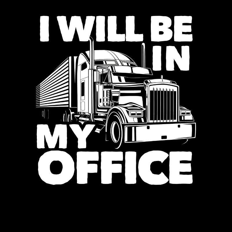 Bureau du chauffeur de camion disant