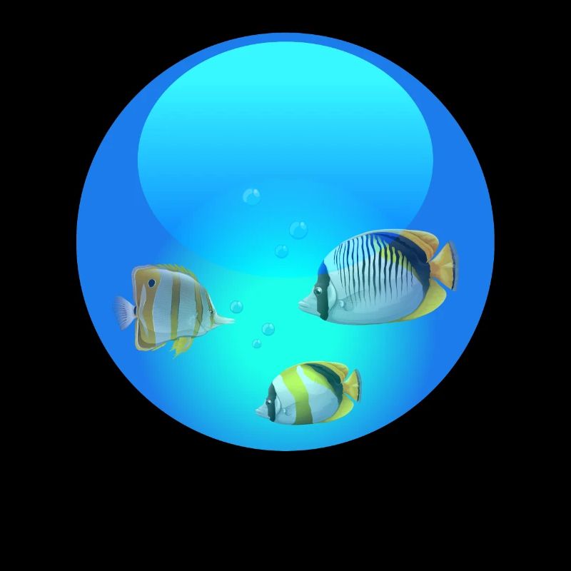 Frutiger Aero Aesthetic Tech Puffer Fish