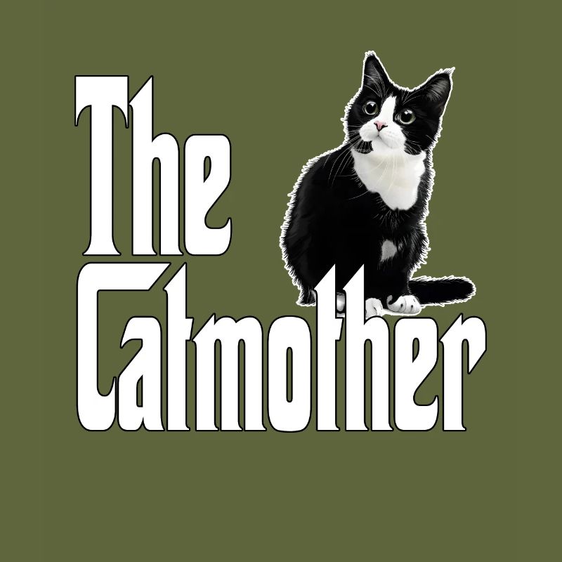 Katze Mutter La Catmother Chat Crazy Maman Maman