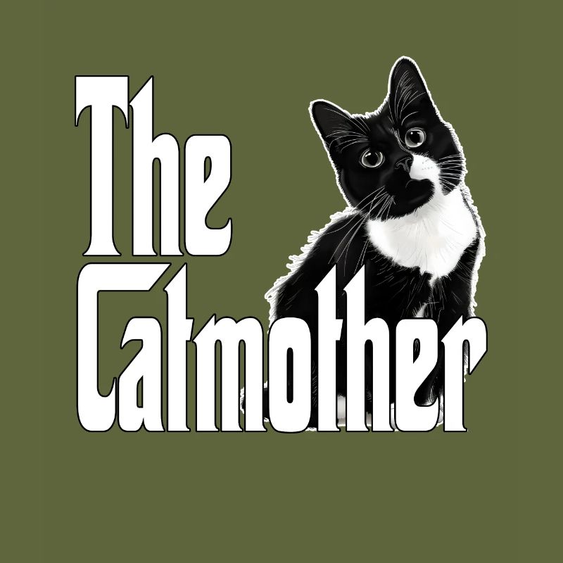 Katze Mutter La Catmother Chat Crazy Maman Maman