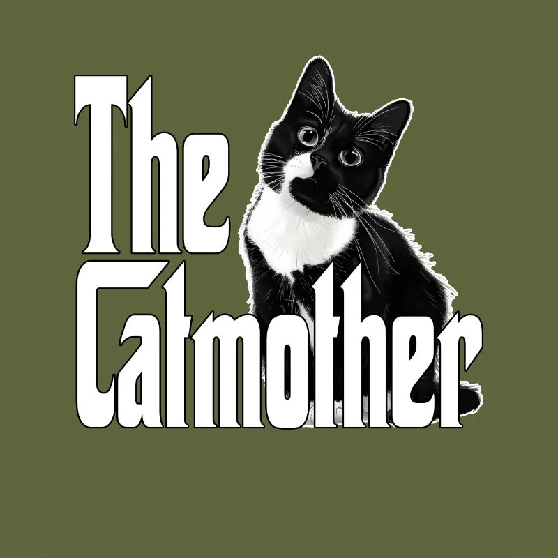Katze Mutter La Catmother Chat Crazy Maman Maman