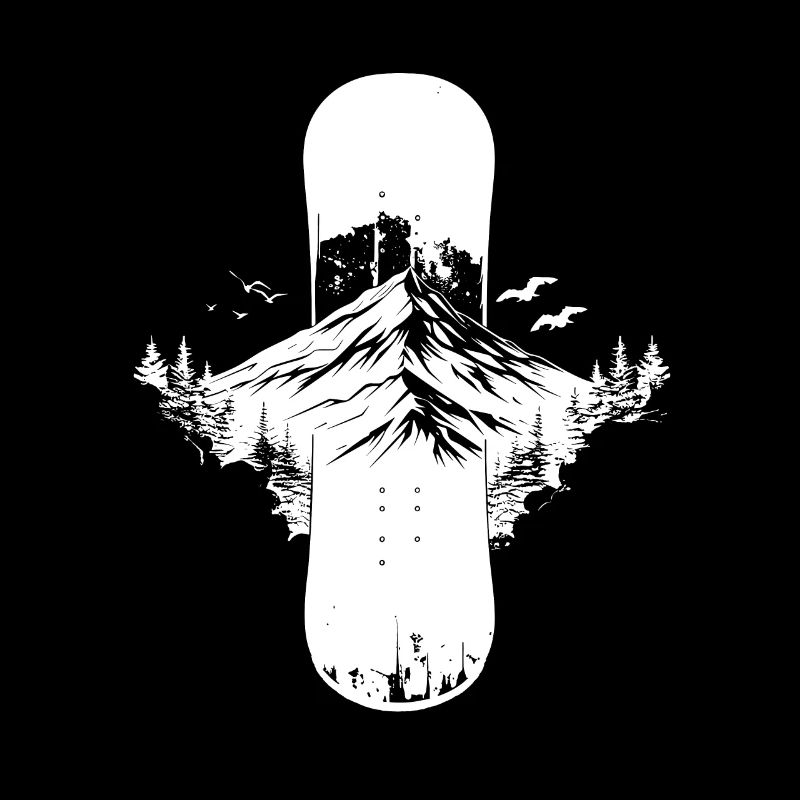Snowboarding Sketch