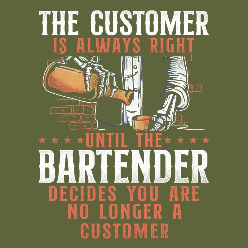 Bartender Mixologist The Customer
