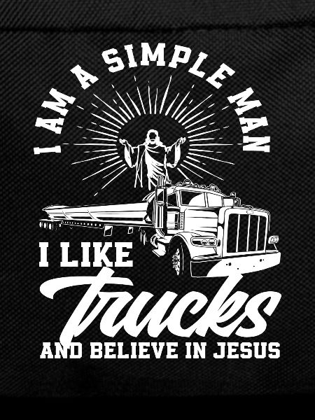 Simple Man Truck Driver Jesus