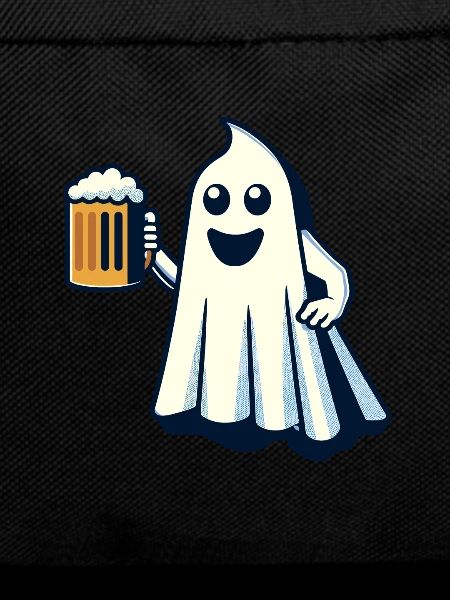 Funny Boozing Ghost Halloween Party