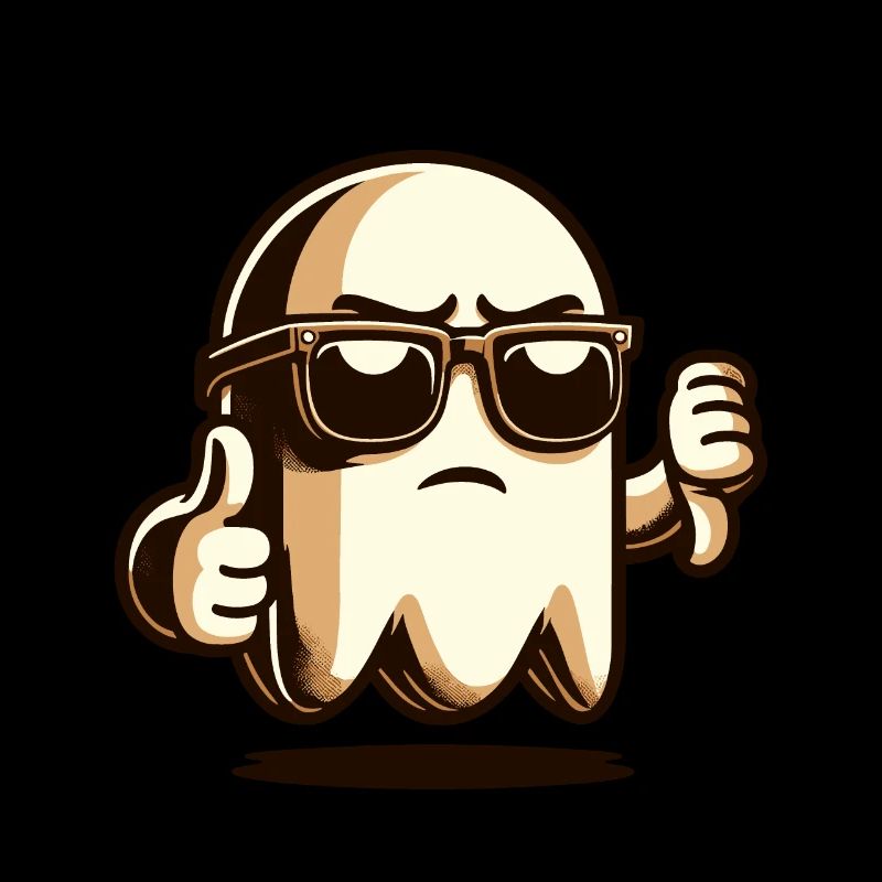 Cool Ghost Funny Halloween Party