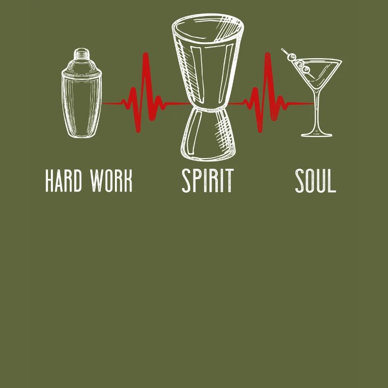 Bartender Mixologist Hard Work