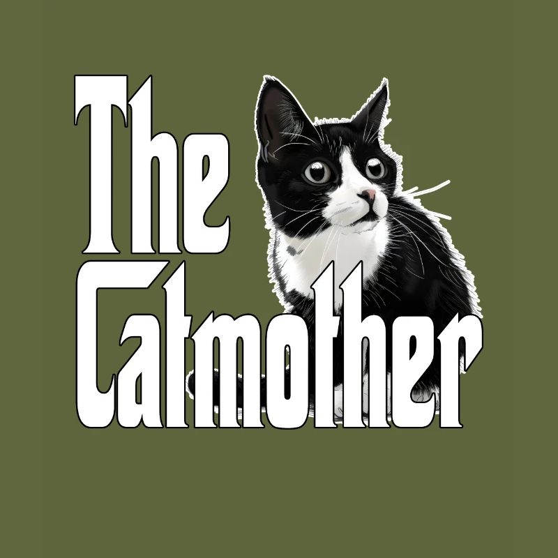 Katze Mutter La Catmother Chat Crazy Maman Maman
