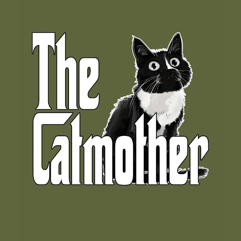 Katze Mutter La Catmother Chat Crazy Maman Maman