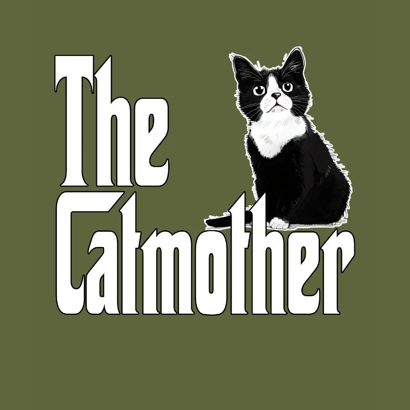 Katze Mutter La Catmother Chat Crazy Maman Maman