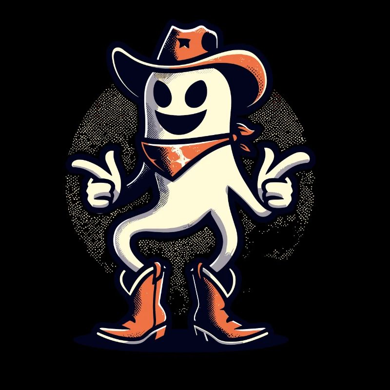 Lustiger Cowboy Geist Halloween Kostüm Spaß