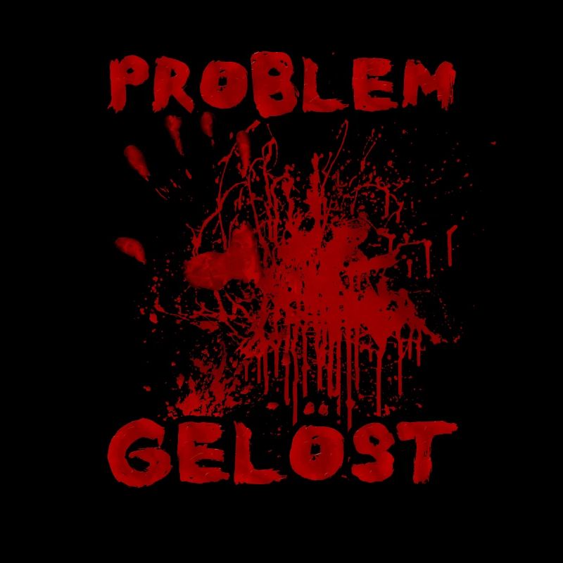 Problem solved - Funny Halloween saying