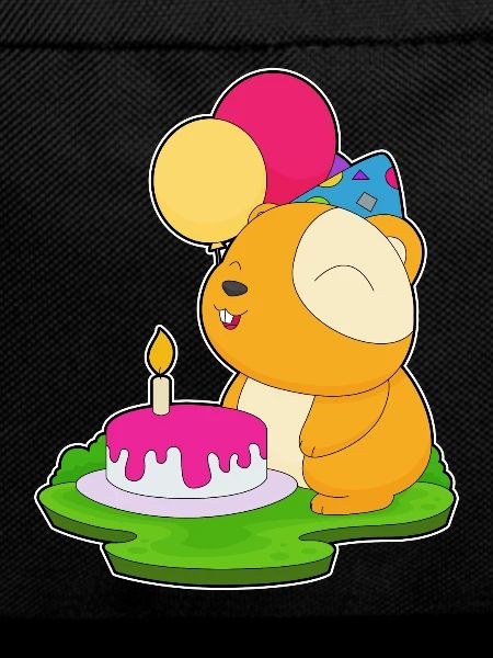 Hamster Birthday Cake