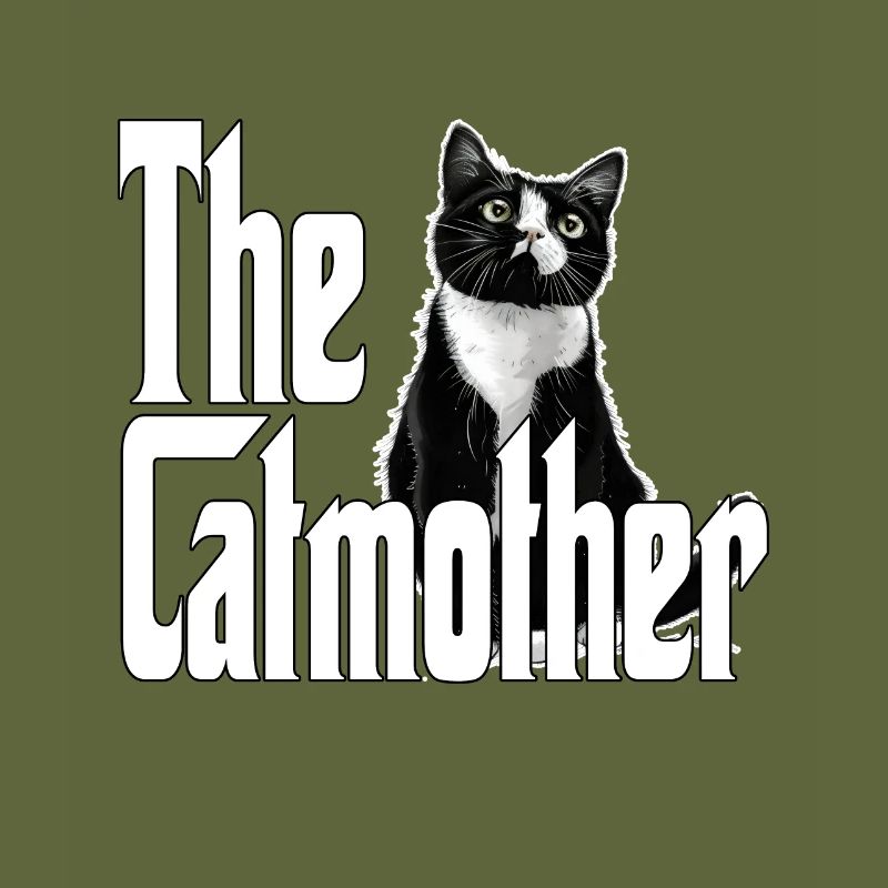 Katze Mutter La Catmother Chat Crazy Maman Maman