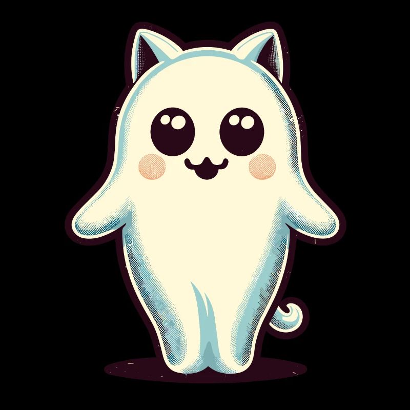 Cute Ghosts Cat Kawaii Ghost Pet